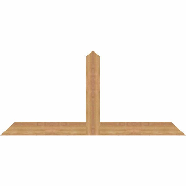 Ekena Millwork Portland Timber Gable Bracket, Western Red Cedar, 48"W x 22"H x 1 1/2"D x 3 1/2"F, 11/12 Pitch GBW048X22X0204POR00SWR - main